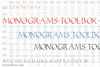 Monograms Toolbox Font