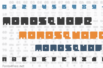 Monosquare Font