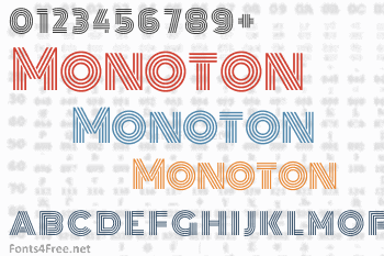 Monoton Font