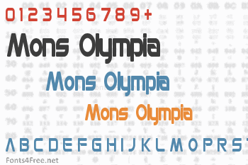 Mons Olympia Font