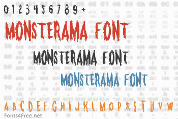 Monsterama Font