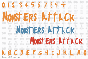 Monsters Attack Font