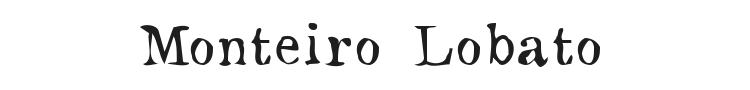 Monteiro Lobato Font