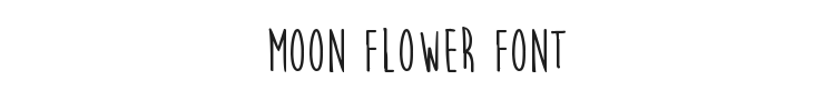 Moon Flower Font