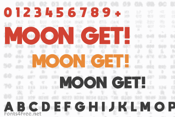 Moon Get! Font