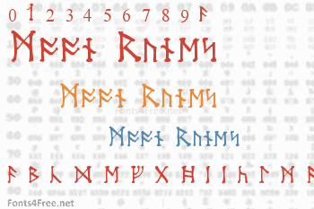 Moon Runes Font