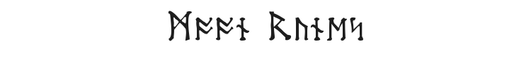 Moon Runes Font