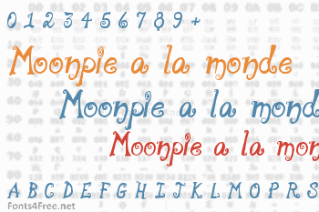 Moonpie a la monde Font