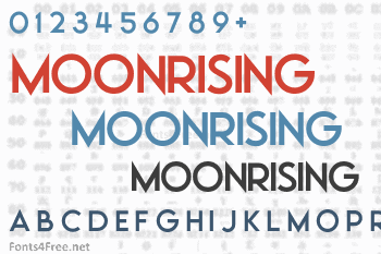 Moonrising Font