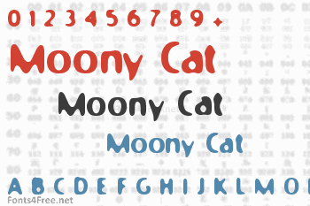 Moony Cat Font