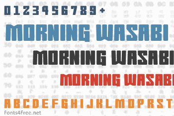 Morning Wasabi Font