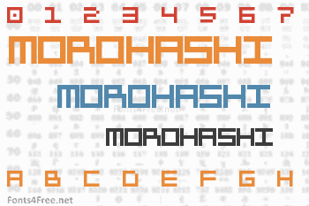 Morohashi Font