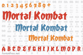 Mortal Kombat Font