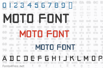 Moto Font