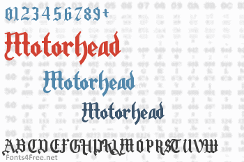 Motorhead Font