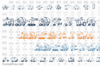 Motoring Font