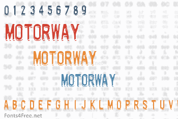 Motorway Font