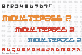 Moultipass 2 Font