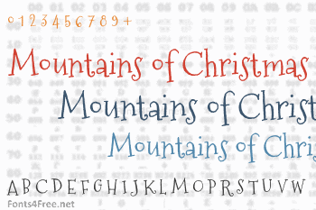 Mountains of Christmas Font