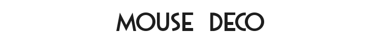 Mouse Deco Font Preview