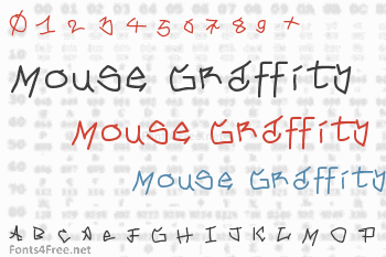 Mouse Graffity Font