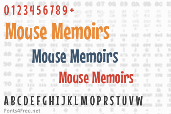 Mouse Memoirs Font