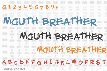 Mouth Breather Font