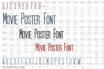 Movie Poster Font
