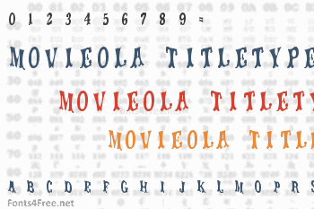 Movieola Titletype Font