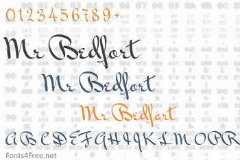 Mr Bedfort Font