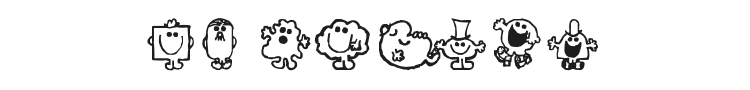 Mr Men Font Preview