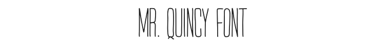 Mr. Quincy Font Preview