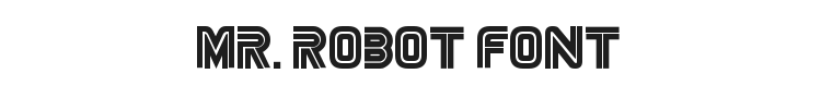 Mr. Robot Font Preview