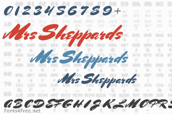 Mrs Sheppards Font