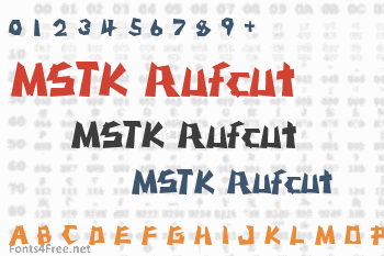 MSTK Rufcut Font