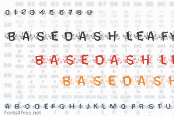 MTF Base Dash Leafy Font