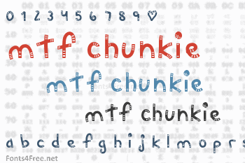 MTF Chunkie Font