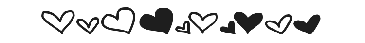 MTF Heart Doodle Font