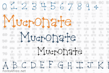 Mucronate Font