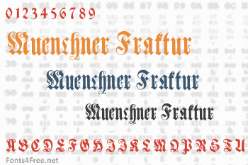 Muenchner Fraktur Font