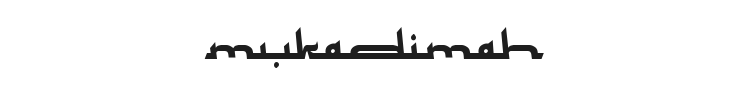 Mukadimah Font Preview