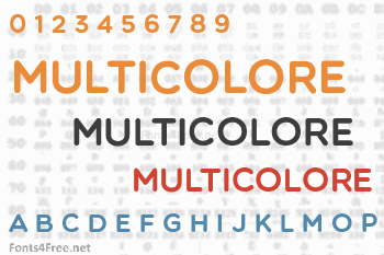 Multicolore Font