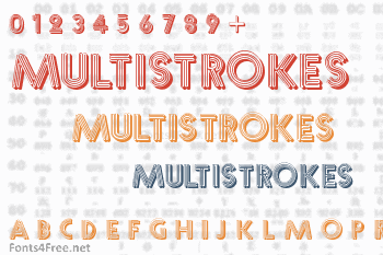 Multistrokes Font