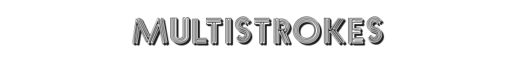 Multistrokes Font