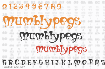 Mumblypegs Font