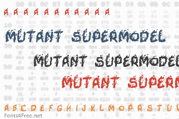Mutant Supermodel Font
