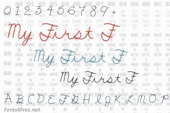 My First F Font