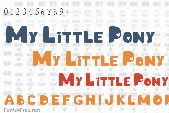 My Little Pony Font