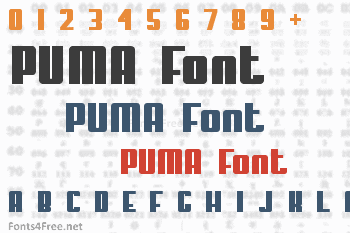 My Puma Font