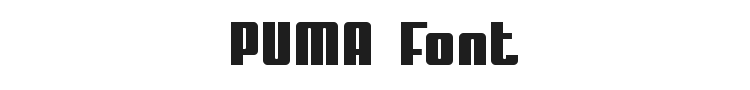 My Puma Font Preview